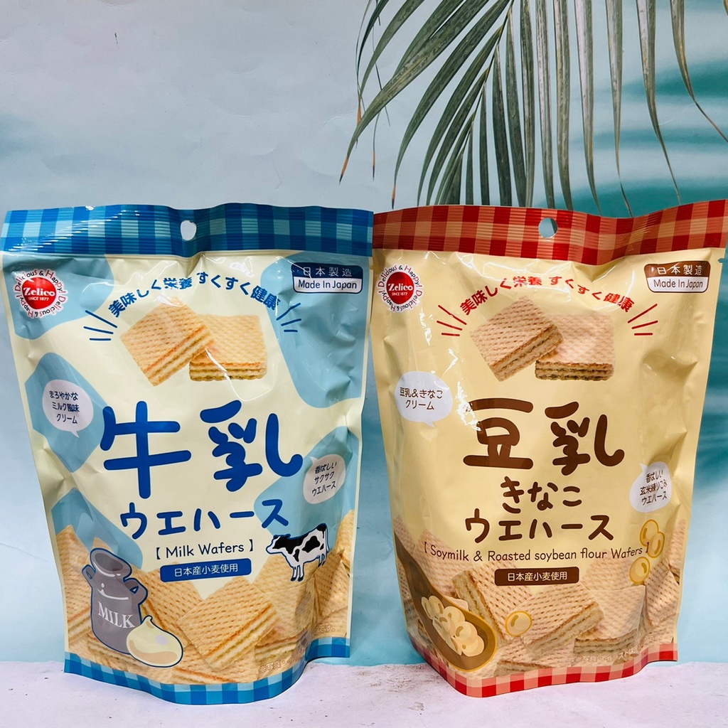 日本 Zelico 鈴木榮光堂 哈斯餅 60g 豆乳風味/牛奶風味 兩種口味可選