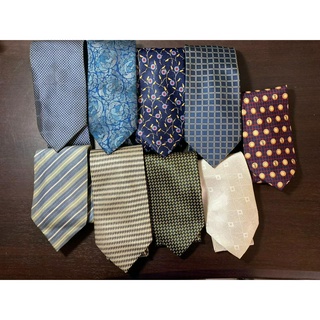 <二手 衣物服飾> 男用 西裝領帶SISLEY/RUDIA/Valentino Gigli/TRUSSARDI UOMO