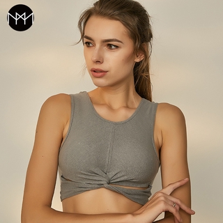 Ms.&Mrs. Fitness｜現貨出清｜高彈性速乾打結羅紋內衣短上衣健身跑步瑜伽運動背心