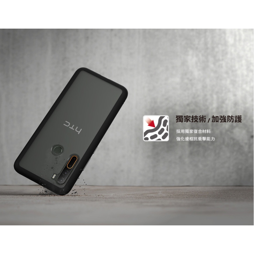 DEVILCASE 惡魔防摔殼 Lite for HTC U20 5G軍規防摔 透明殼 U20 5G惡魔盾