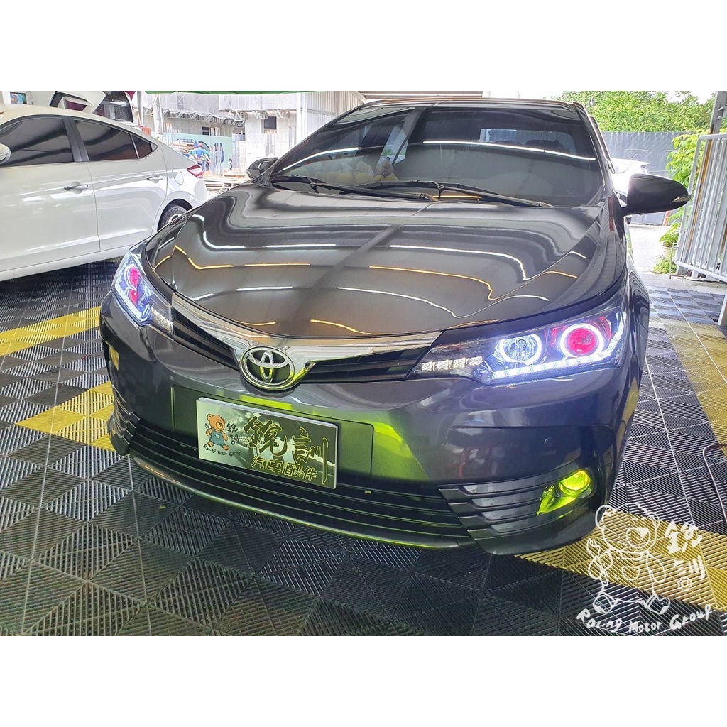 銳訓汽車配件精品 Toyota 11.5代 Altis 安裝 GTR 凸凸 LED魚眼霧燈-檸檬光
