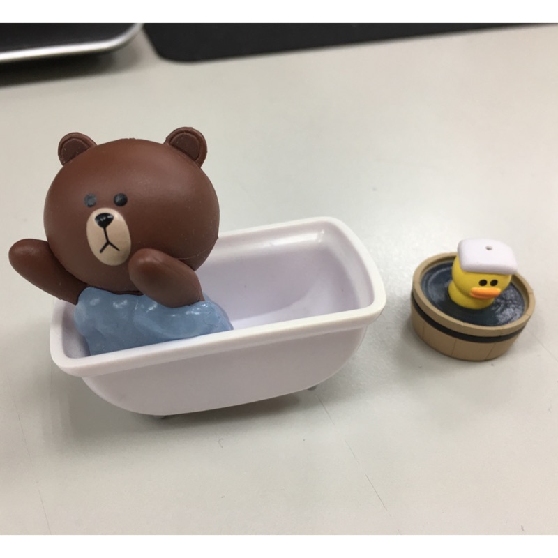 Line 熊大+莎莉 公仔 盒玩 食玩 扭蛋
