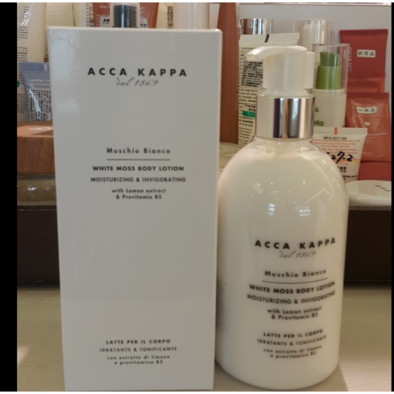經典熱賣白麝香系列acca Kappa 白麝香身體乳液300ml 優雅時尚眾多雜誌推薦 蝦皮購物