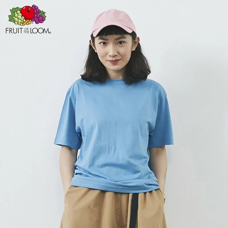 FRUIT OF THE LOOM 純棉圓領素TEE FL1850 加州藍 美國百年品牌 水果牌