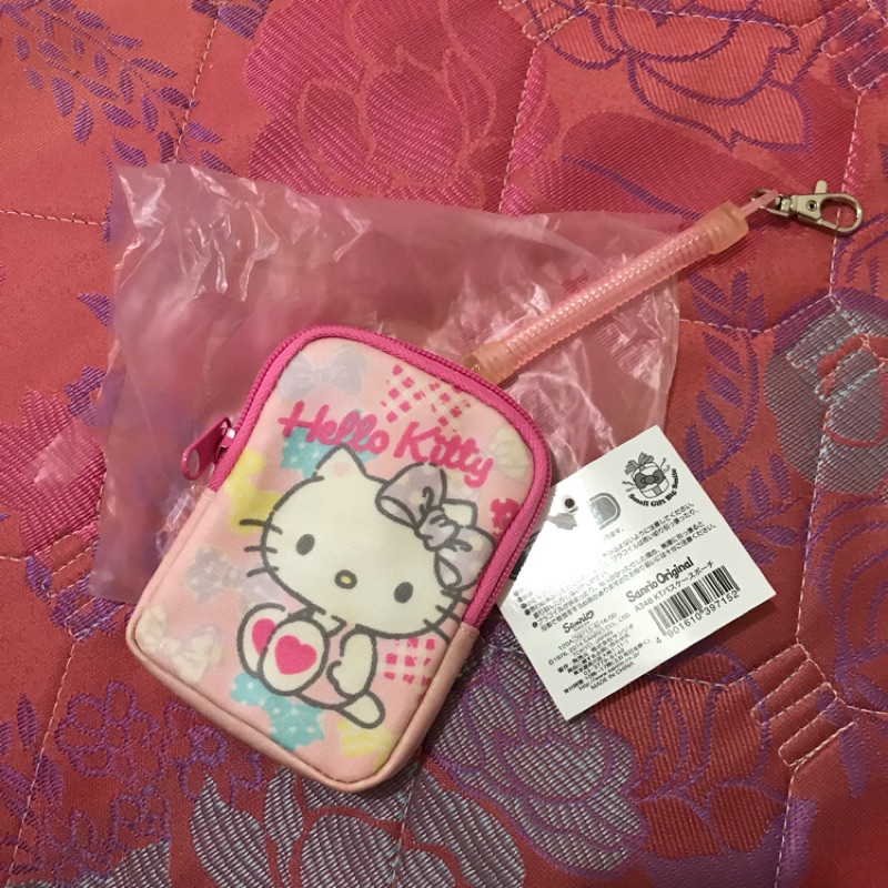 @tw5272日本帶回 三麗鷗 正版授權 Hello kitty 凱蒂貓 伸縮零錢包車票夾 證件套 卡套 識別證