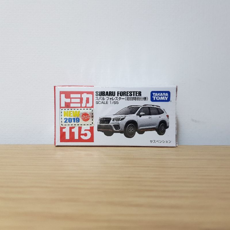 【TOMICA】Subaru Forester 115 初回 新車貼