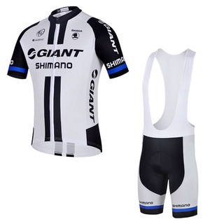 GIANT 男士騎行服套裝山地車短袖公路自行車透氣速乾