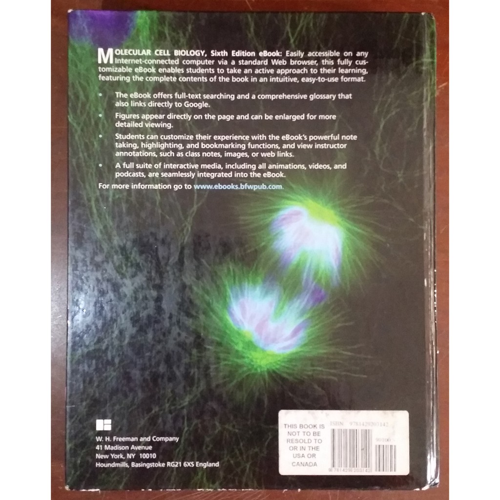 Lodish Molecular cell biology 6 Edition 細生細胞生物學第六版原文書二手| 蝦皮購物