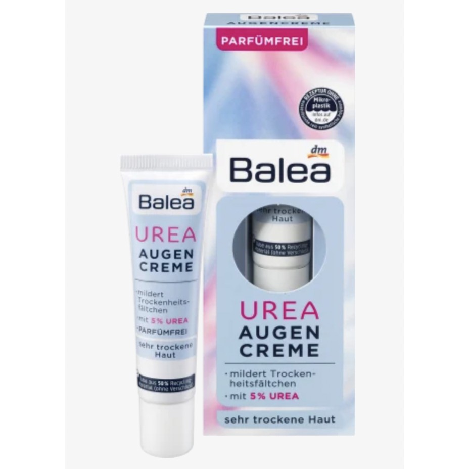 德國 Balea 芭樂雅 urea 5%尿素保濕眼霜 15ml