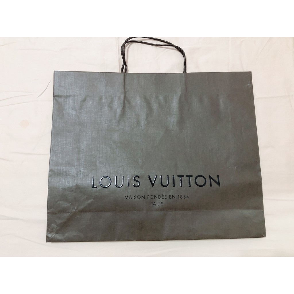 專櫃正品 真品 Louise Vuitton LV 紙袋 手提袋 包裝袋 大號 特大