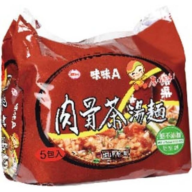 台灣特色 味味A肉骨茶麵(袋) 85g /5包
