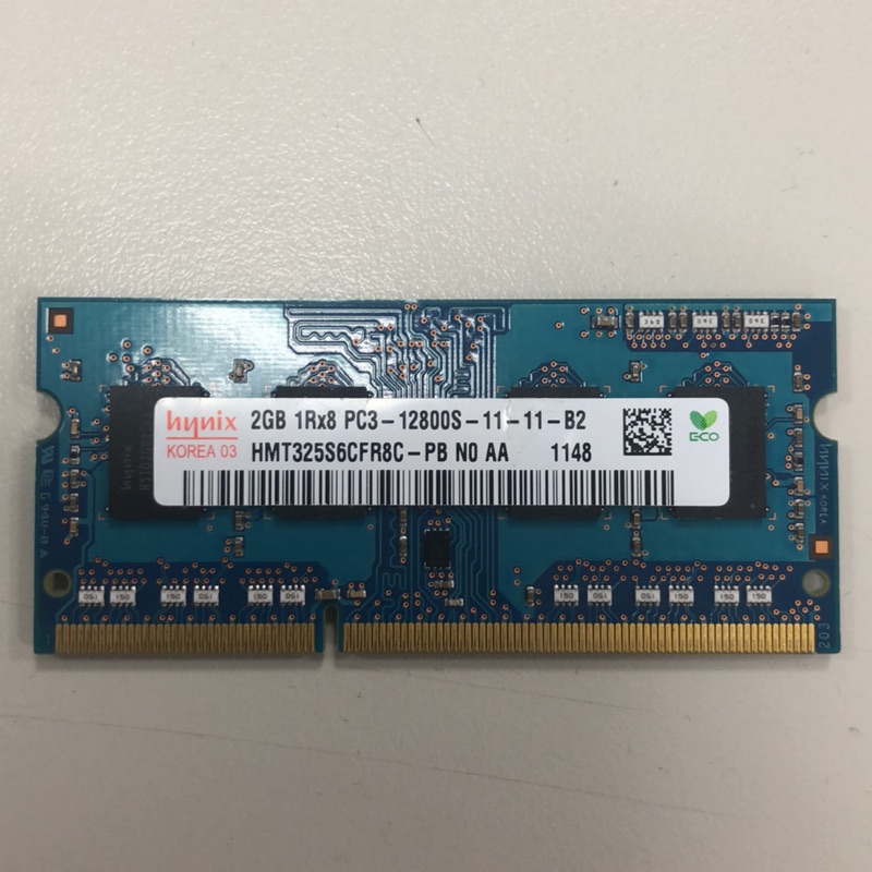 海力士 Hynix DDR3 1600 RAM 2g 筆電用記憶體