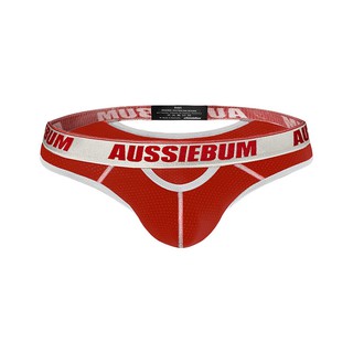 【有發票】Aussiebum RIOT Brief 超透氣專業球員運動內褲(紅色款) 男士透氣小網眼三角内褲 澳洲進口