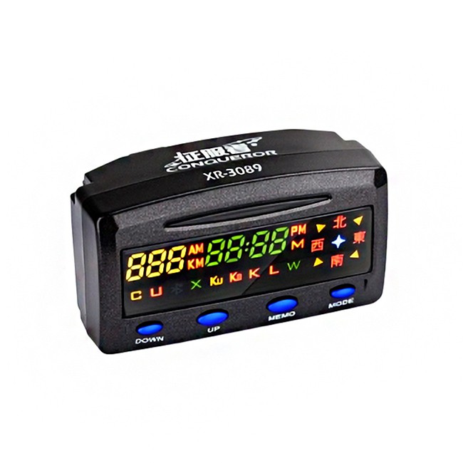 征服者 XR 3089 GPS測速警示器(不含室外機) 單機版 [贈實用車架] (禾笙科技)