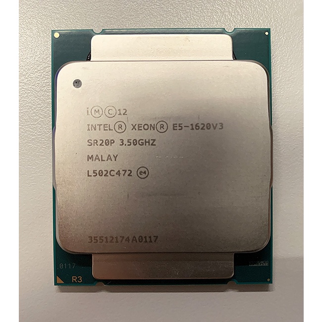 Intel Xeon E5-1620 v3 伺服器 CPU 3.5 GHz、10 MB 快取、4 核心