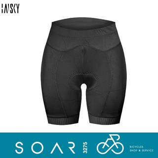 【SOAR3275】西進武嶺單車店/BAISKY百士奇 車褲/女生平口短車褲/短車褲/公路車褲(黑色)