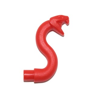 磚家 LEGO 樂高 動物 Animal 紅色 蛇 Snake 張嘴 W/ 3.2 Shaft 28588