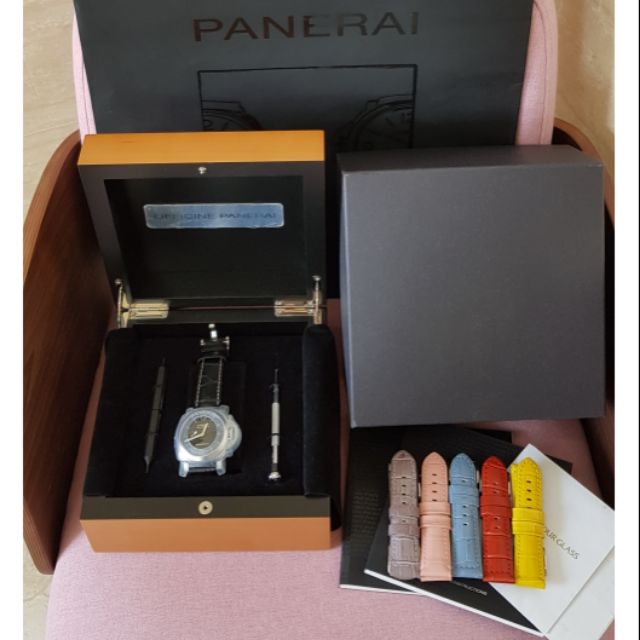 Panerai沛納海pam392高價錶款42mm小手專用，配件齊全，有盒單有購證