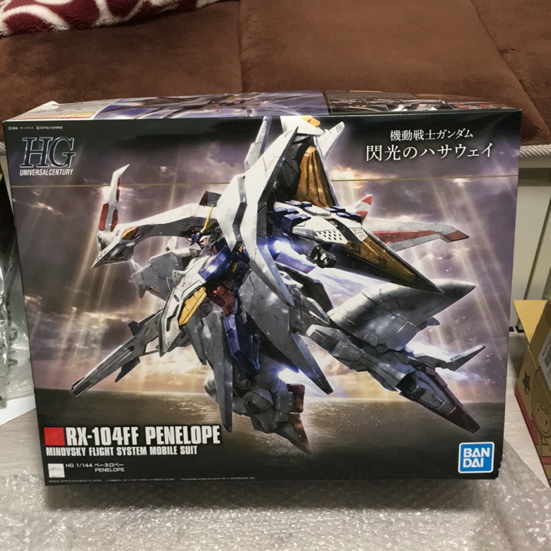 Hguc 1 144 機動戰士鋼彈閃光的哈薩威rx 104ff 潘尼洛普 蝦皮購物