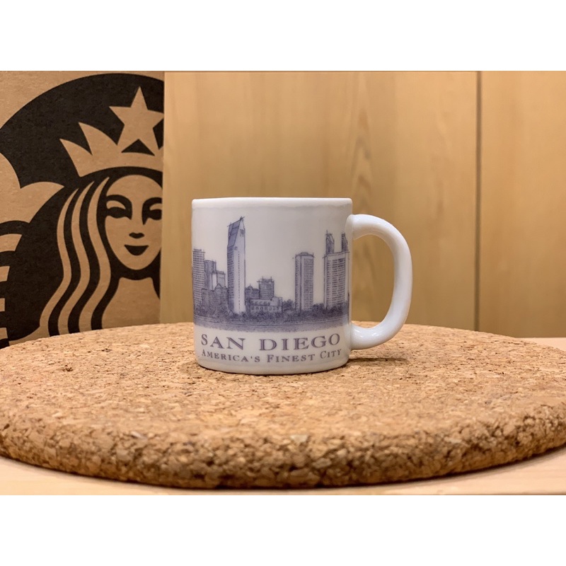 星巴克 Starbucks 聖地牙哥 San Diego  藍建築 2oz 城市杯