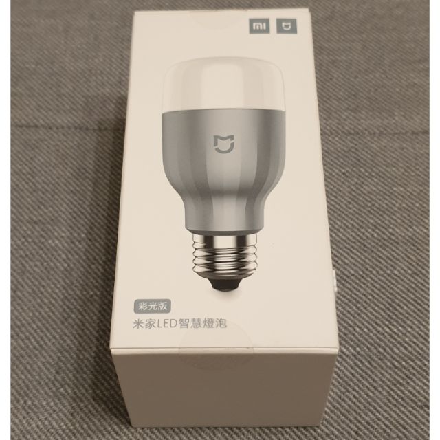[全新] 台版 米家LED智慧燈泡 彩光版 Yeelight 燈泡出品 原廠已拆封 E26適用 非白光版 小米燈泡