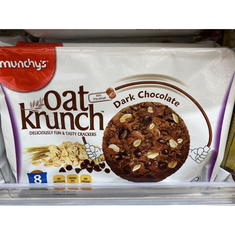 oat Krunch 燕麥餅-草莓黑加栗/黑巧克力208g