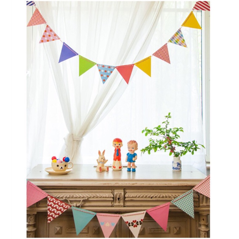 三角彩旗 嬰兒房小孩佈置 帳篷旗幟 生日派對 派對佈置 派對用品 居家佈置 居家裝飾