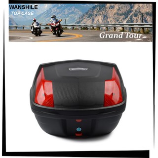 【TL機車雜貨店】Wanshile FS-02(A11) 38公升豪華型碳纖維式樣 後箱漢堡箱 後置物箱 行李箱 置物箱