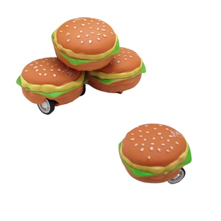 2875 漢堡迴力車 小賽車玩具車 公仔扭蛋 汽車玩具 小汽車 卡哇依公仔模型 攝影道具擺飾配件