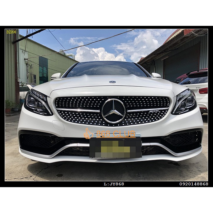 【德研國際】全新 BENZ W205 C63 雙駝峰樣式引擎蓋，鋁合金材質，台灣製造，密合度超優