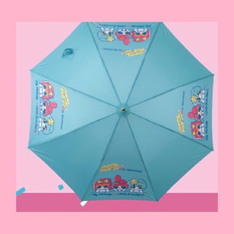 漢神三麗鷗雙子星美樂蒂好吸睛兩用傘 直傘 雨傘