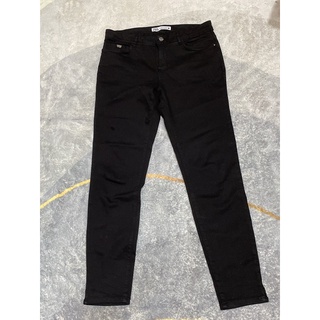 3折包郵斷捨離【西班牙🇪🇸ZARA】真品全新低腰伸縮窄管黑色牛仔褲