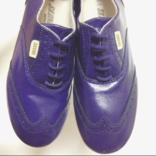 SKONO·藍紫色牛津休閒鞋