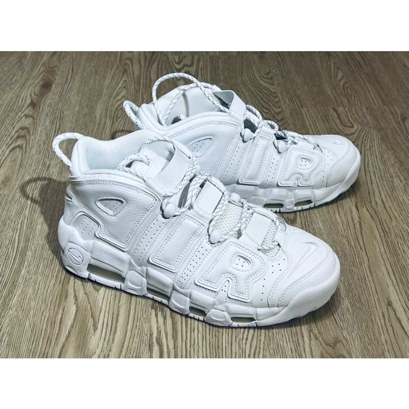 Nike More Uptempo 全白大AIR，8.5成新