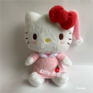 [Kitty 旅遊趣] Hello Kitty 絨毛玩偶 凱蒂貓 睡衣 絨毛娃娃 禮物 收藏 大耳狗