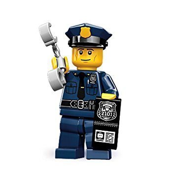 【台中翔智積木】LEGO 樂高 71000 第9代 6號 Policeman 警察