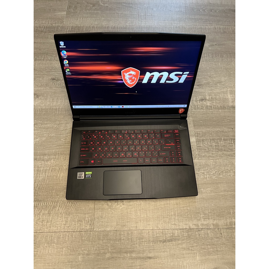 MSI 電競筆電 GF65 10UE I5-10300H 16G 512G RTX3060 二手筆電 遊戲筆電 ROG