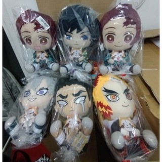 snowの日貨★日本正版景品鬼滅之刃小浣熊聯名款娃娃-灶門炭治郎/煉獄杏壽郎/富岡義勇/我妻善逸/不死川實彌/悲鳴嶼行冥