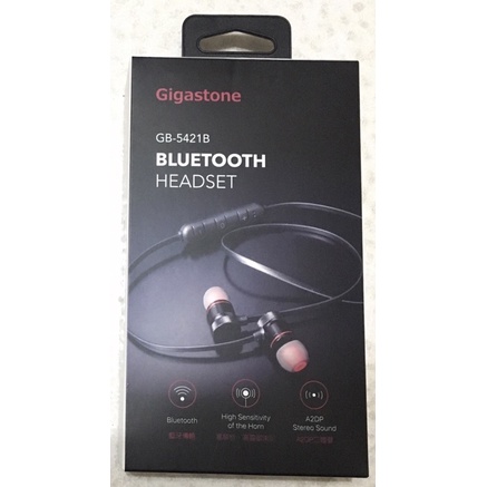 全新未拆 Gigastone GB-5421B 磁吸式 運動藍牙耳機 藍芽耳機