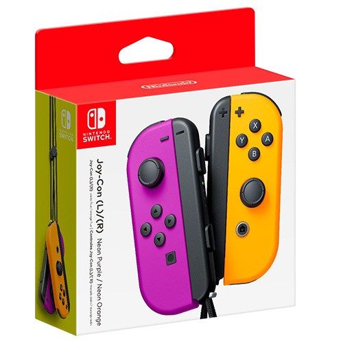 【可可電玩】&lt;現貨&gt; Switch NS Joy-Con 左右手 控制器 JOYCON 紫色 橘色 紫橘 電光紫 電光橙