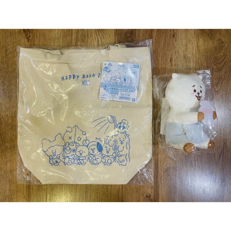 《LEO》一番賞 BT21 BTS 全新日版 B賞 RJ 最後賞 全員 手提袋 托特包
