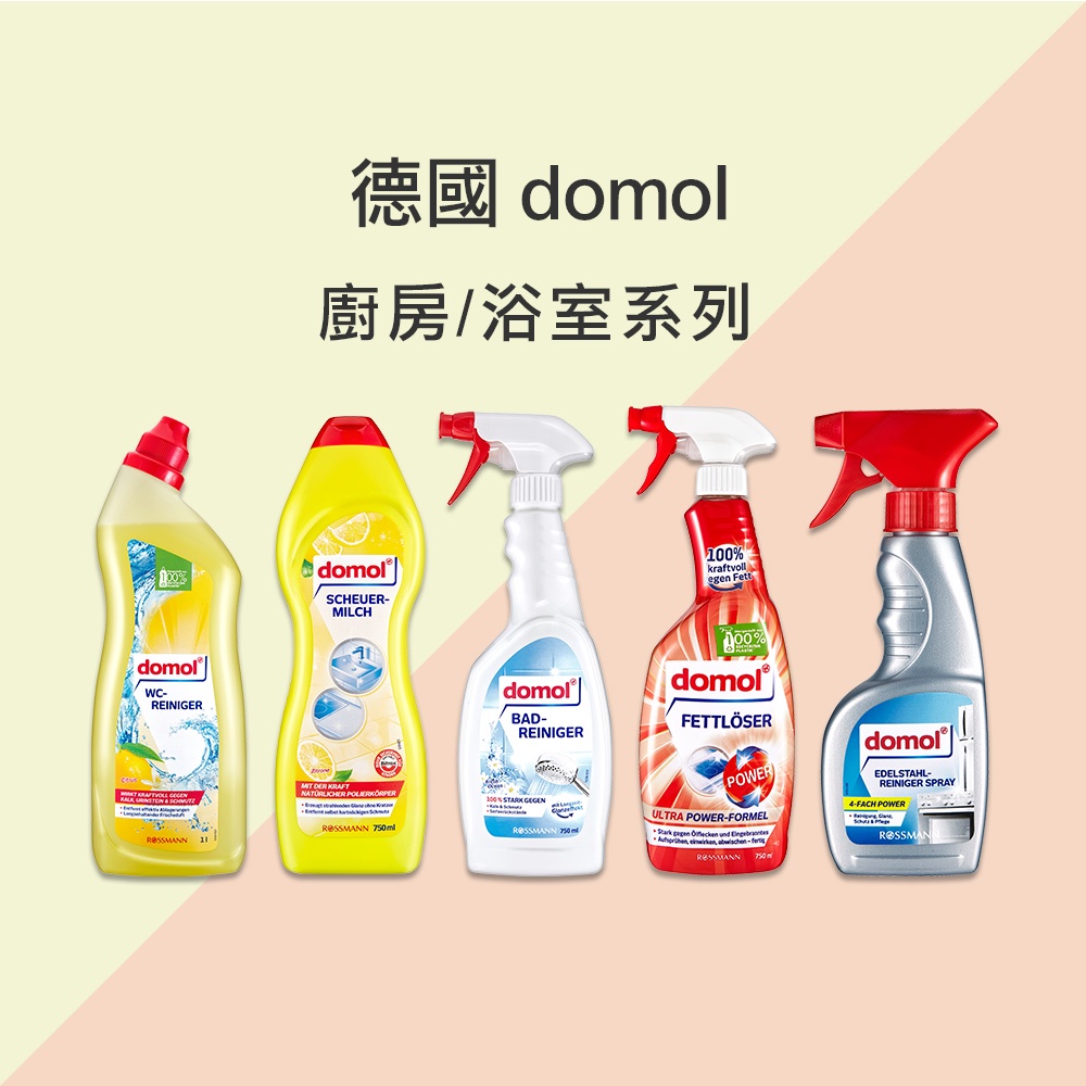 DOMOL 廚房/浴室系列 清潔劑 去汙乳 重油汙 廚房 不鏽鋼清潔噴霧  台灣公司貨