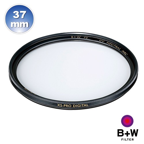 【B+W濾鏡官方旗艦店】B+W XS-PRO 010 UV 37mm MRC Nano 超薄奈米鍍膜保護鏡