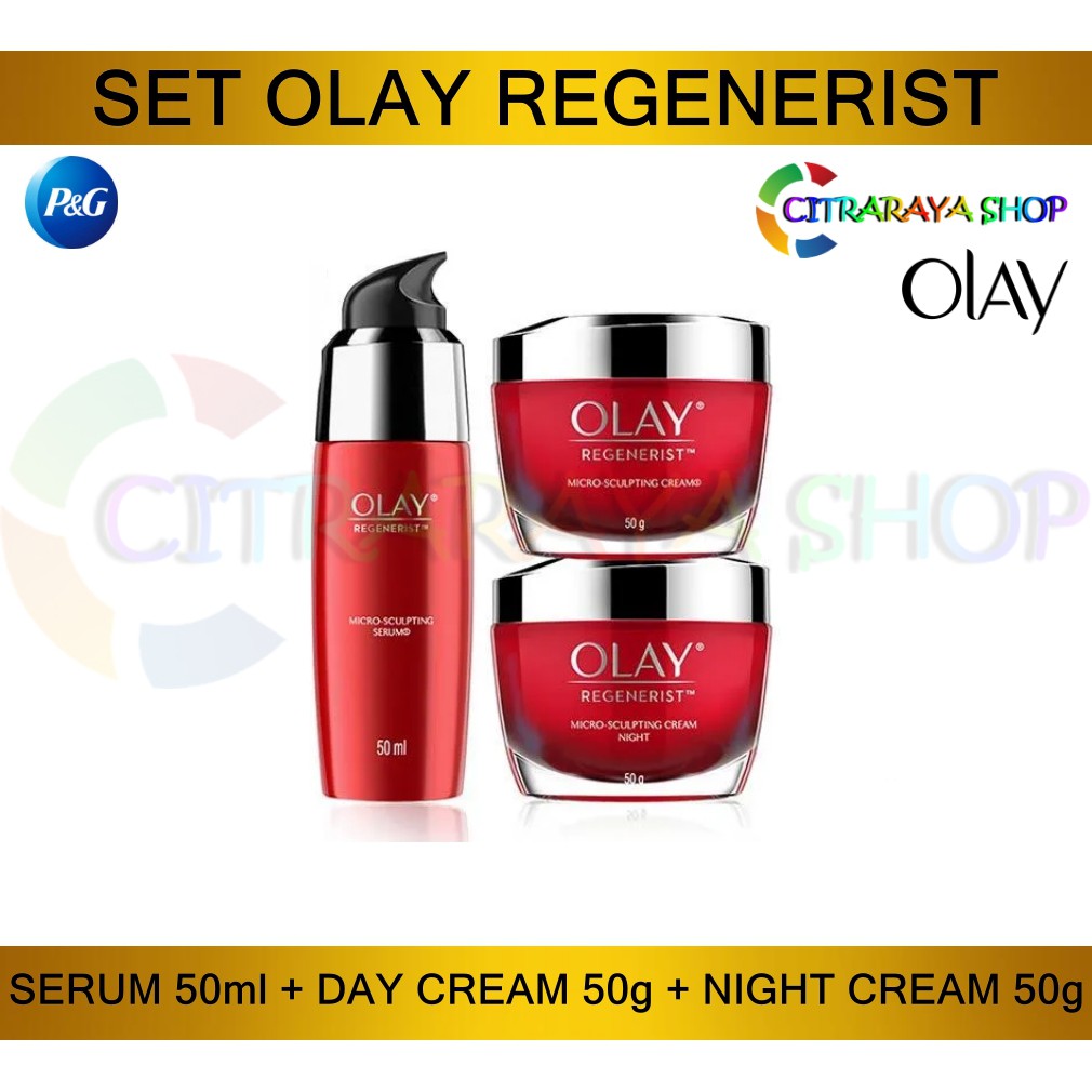 Olay REGENERIST 微塑日霜晚霜精華護理套裝