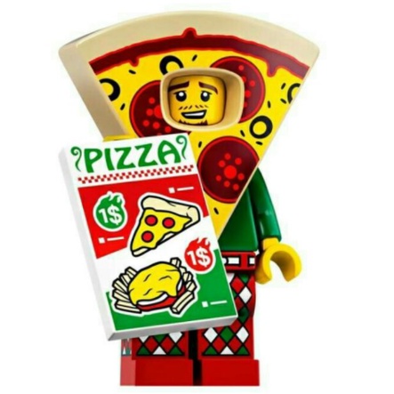 LEGO 樂高 71025  披薩人 PIZZA 披薩 人偶 食物