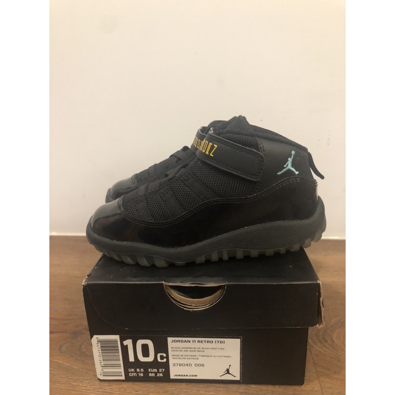 Nike Air Jordan 11 Retro TD 378040-006 喬丹 童鞋 小童鞋 正品 專櫃 現貨