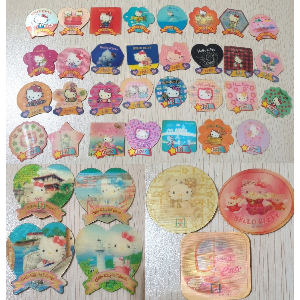 ☆二手商品☆ 7-11 Hello Kitty 30週年 3D年份版 隱藏版 遊台灣版 紀念磁鐵 零售