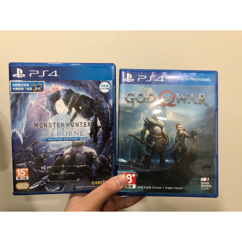 PS4 魔物獵人冰原&amp;戰神