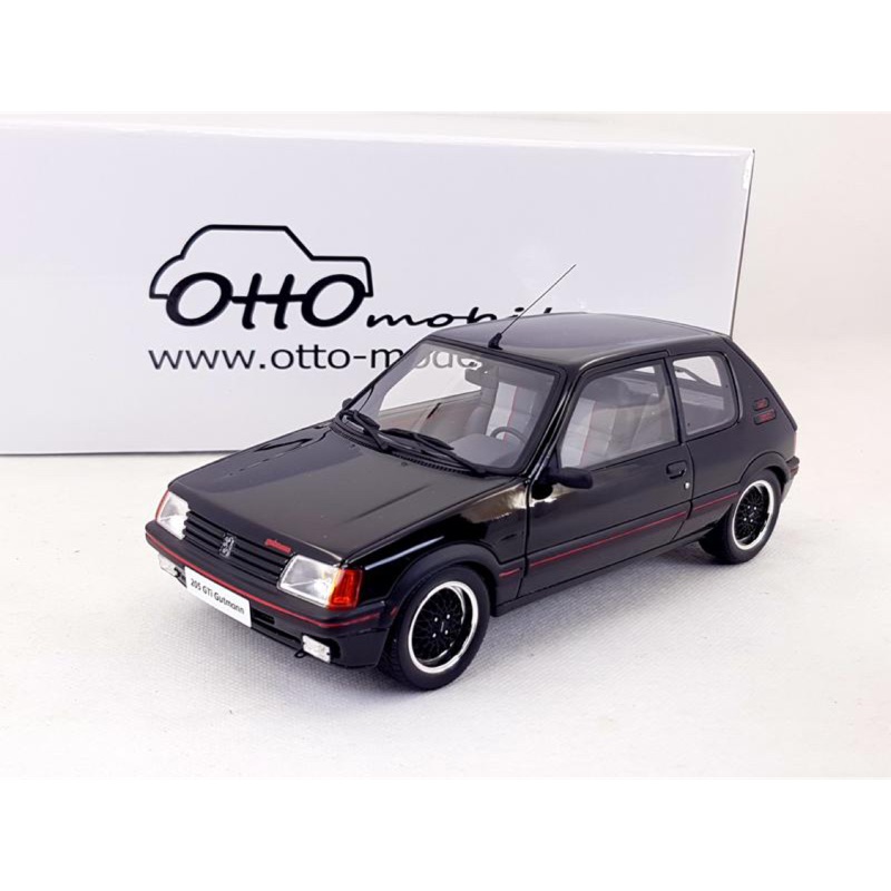 【模型車藝】1/18 Otto Peugeot 205 GTi 1.9 Gutmann 1988黑 限量1500台