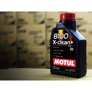 摩特 MOTUL 8100 5W30 X-CLEAN+ 5W-30 全合成 機油 C3 LL04 504/507
